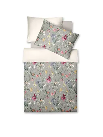 FLEURESSE | Jersey Bettwäsche 70x90cm/140x200cm DIAMOND Silver | 